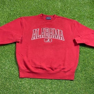 Vintage University of Alabama Crewneck Sweatshirt Size Xtra Large XL Crimson Tide NCAA College Football Roll Tide Pull Over 1990s 90s