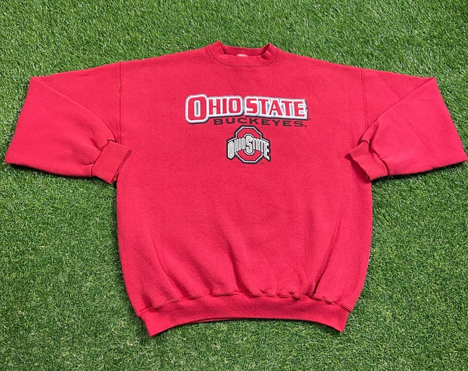 Vintage Ohio State University Crewneck Sweatshirt Size Xtra Large XL Cleveland NCAA College Buckeyes Classic Football Basketball 1990s 90s