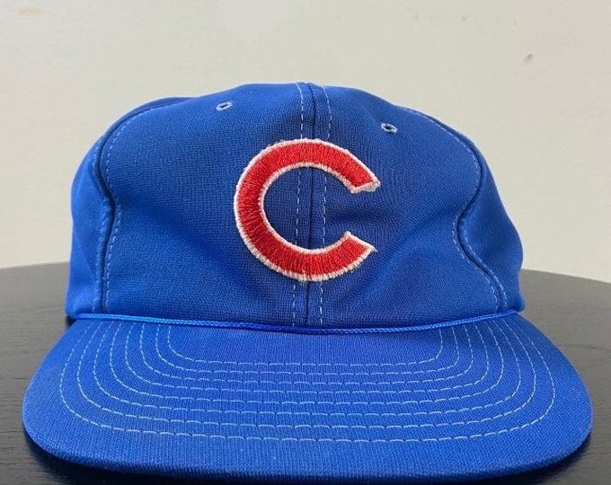 Vintage Chicago Cubs Snapback Hat OSFA Wrigley Field National League MLB Baseball Illinois 1990s 90s