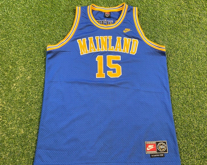 Vintage Vince Carter #15 Mainland High School Jersey Nike Size Xtra Large  NBA Basketball University of North Carolina Toronto Raptors 1990s