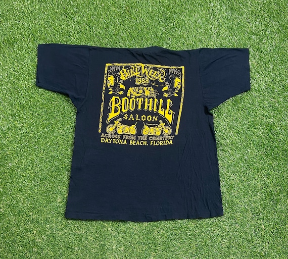 Vintage Boot Hill Saloon Daytona Beach Florida T Shirt Tee Medium