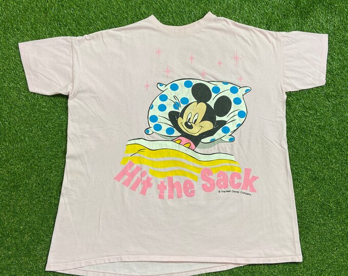 Vintage Mickey Mouse T Shirt Tee Size 5X Disneyland California Walt Disney World Magic Kingdom Classic 1990s 90s