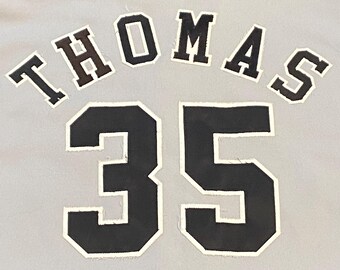 MLB シカゴホワイトソックス フランクトーマス 刺繍 THOMASの通販