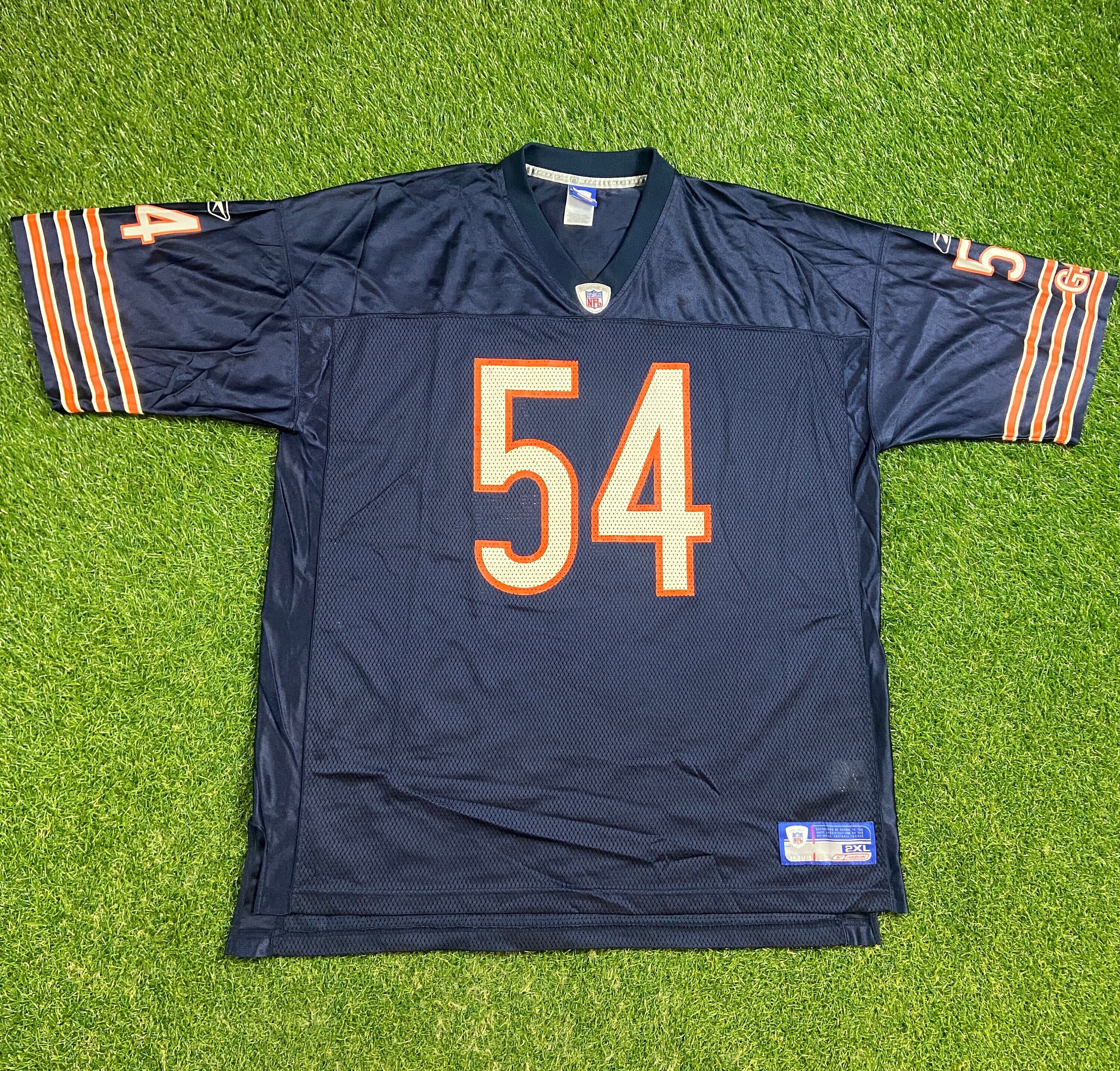 Vintage Chicago Bears Brian Urlacher 54 Jersey Reebok Size XXL 2XL NFL Football Illinois Da Bears Soldier Field 00s Etsy