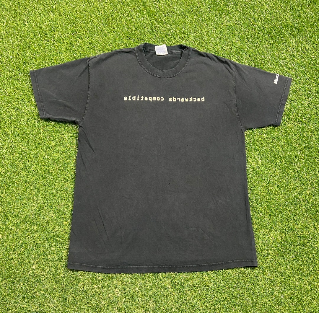 90年代 希少 Linux Microsoft Tシャツ 企業 IT トップス メンズ 【公式
