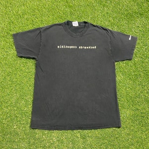 Vintage Microsoft T Shirt Tee Size Large L Windows Bill Gates Computer Technology Program 1990s 90s