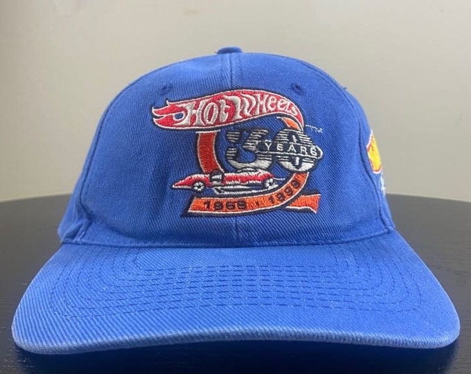 Vintage Hot Wheels Kyle Petty Strap Back Hat Petty Enterprises OSFA Collectors Club NASCAR Racing Classic Toy 1990s 90s