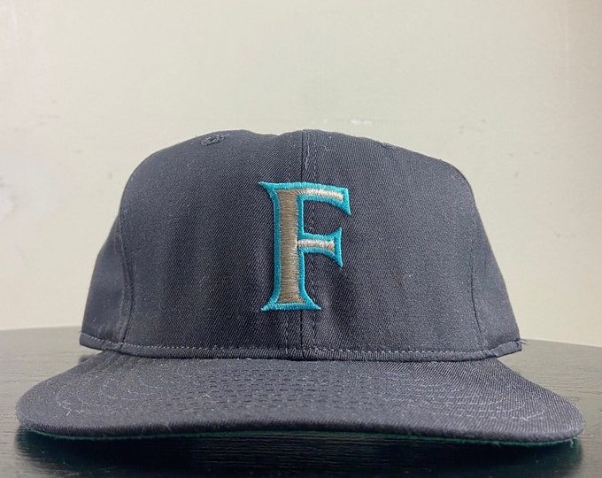 Vintage Florida Marlins Snapback Hat New Era Made Usa Cap OSFA MLB Baseball National League Miami FL 1990s 90s