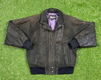 Vintage Learsi Brown Leather Jacket 