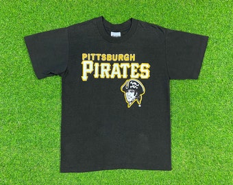 80s Vintage Pittsburgh Pirates Mlb Baseball Garan Jersey T-shirt 