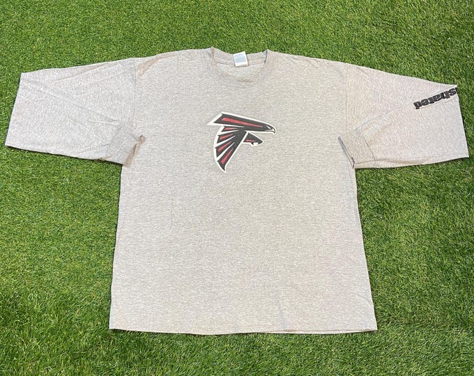 Vintage Atlanta Falcons Long Sleeve Shirt Tee Size Xtra Large XL NFL Football ATL Georgia 1990s 90s