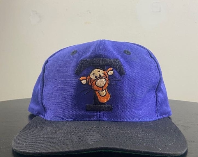 Vintage Tigger Snapback Hat OSFA Walt Disney World Disneyland Magic Kingdom Mickey Mouse Winnie the Pooh 1990s 90s