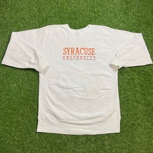 Vintage Syracuse University Crewneck Sweatshirt Champion Reverse Weave Made USA Size 3X New York Orangemen NCAA College Football Ny 1990s