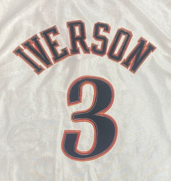 Vintage Philadelphia 76ers Allen Iverson #3 Jersey Reebok
