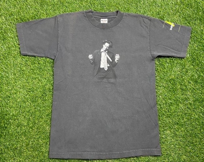 Vintage Harry Connick Jr T Shirt Tee Murina Made USA Size Medium M Jazz Blue Eyed Soul Classic Music 1990s 90s