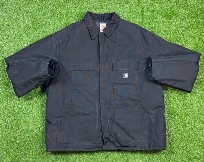 Vintage Carhartt Jacket Size XXL 2XL 1990s 90s American Apparel  Warm Cozy Winter Comfy Hunting Hiking