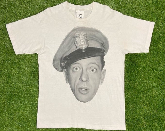 Vintage Andy Taylor Mayberry The Andy Griffith Show T Shirt Tv Sitcom Size Xtra Large XL Paramount Studios Promo 1990s 90s
