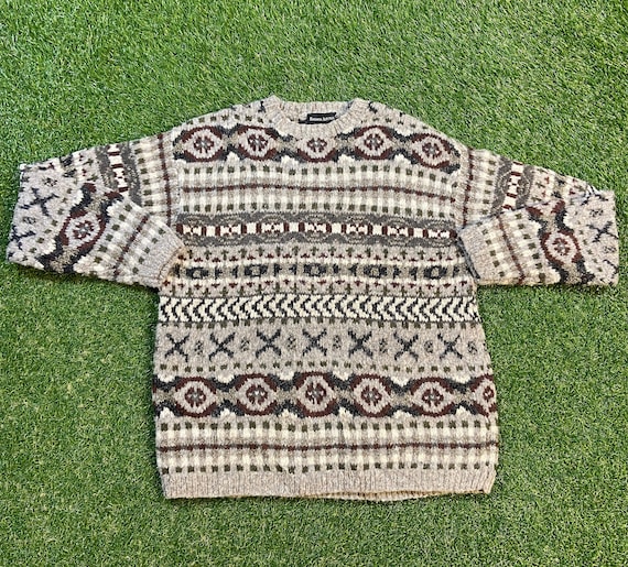 Hand knit NY Mets dog sweater size medium