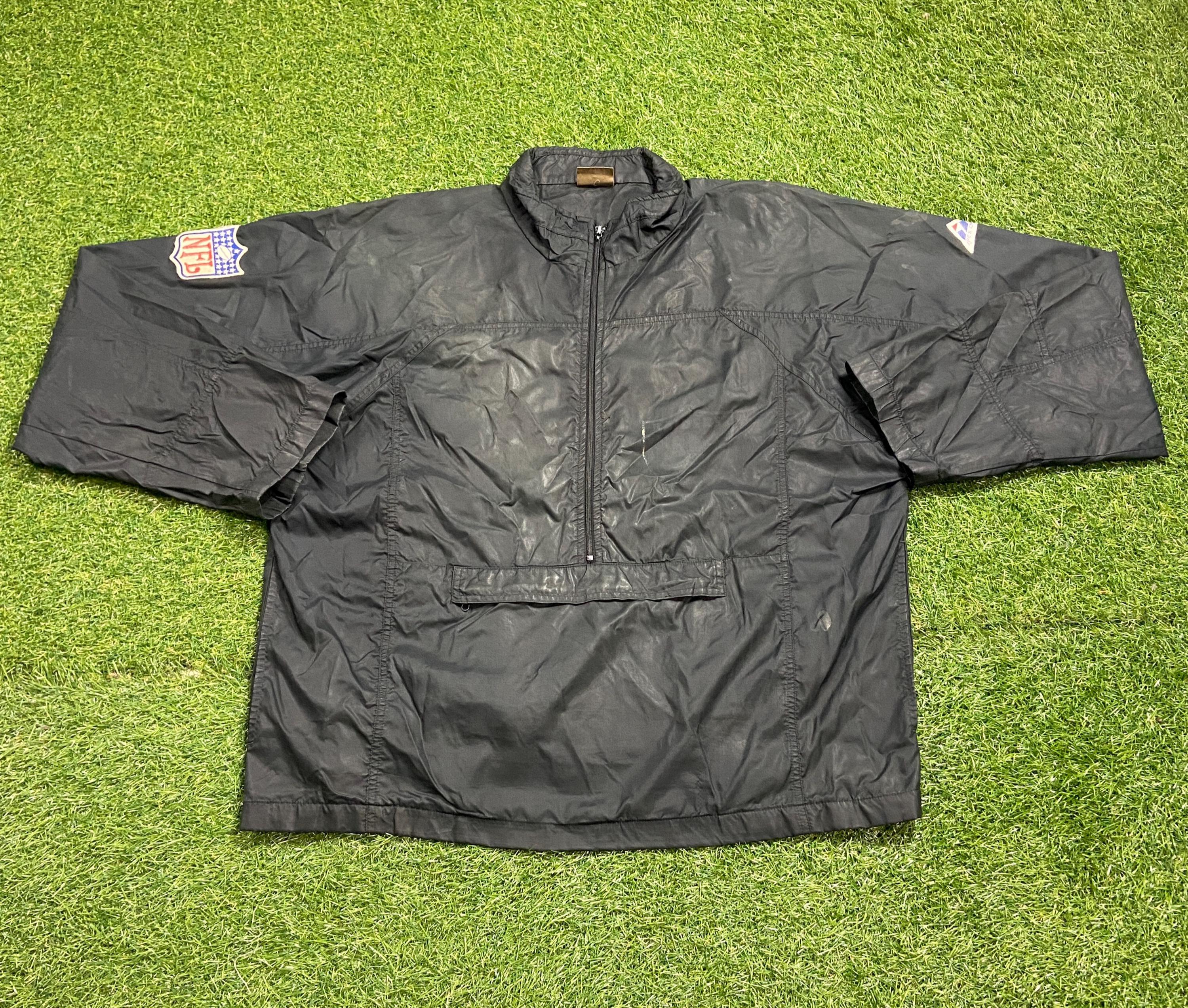 Vintage Oakland Raiders Windbreaker Jacket Size Xtra Large XL NFL
