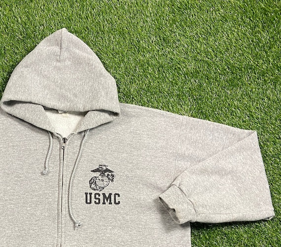 Vintage USMC Hoodie Sweatshirt Soffe Size Xtra Large XL United States Marine Corps Army Military Navy 1990s 90s Pull Over Etsy UK