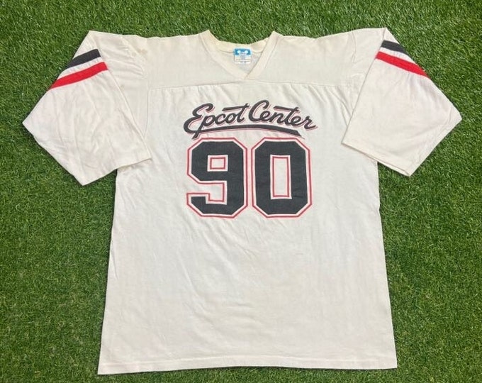 Vintage Epcot Center T Shirt Tee Made USA Size Large L Mickey Mouse Walt Disney World Magic Kingdom WDW Disneyland 1990s 90s