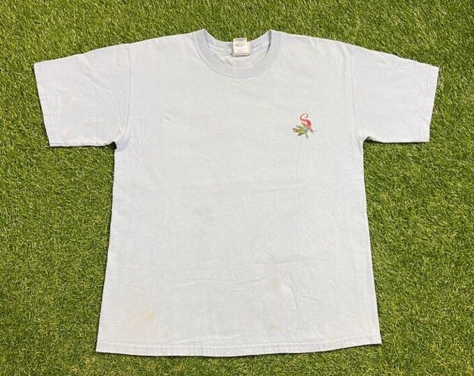 Vintage Caribbean Soul T Shirt Tee Size Large L Tropical Caribbean Island Beach Vacation Ocean 90s Jimmy Buffet