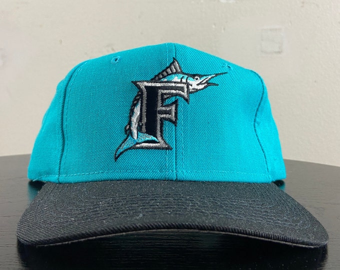 Vintage Florida Marlins Snapback Hat OSFA MLB Baseball National League Miami FL 1990s 90s Plain Sports Specialties
