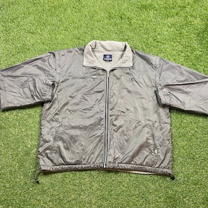 Vintage Izod Reversible Windbreaker Zip Up Jacket Size XXL 2XL Light Rain Jacket Classic Vest