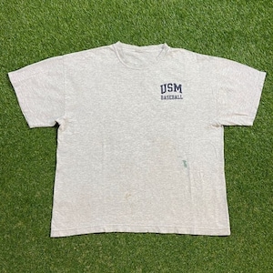Vintage USM Southern Mississippi T Shirt Tee Size Xtra Large XL NCAA College Baseball Classic 1990s 90s