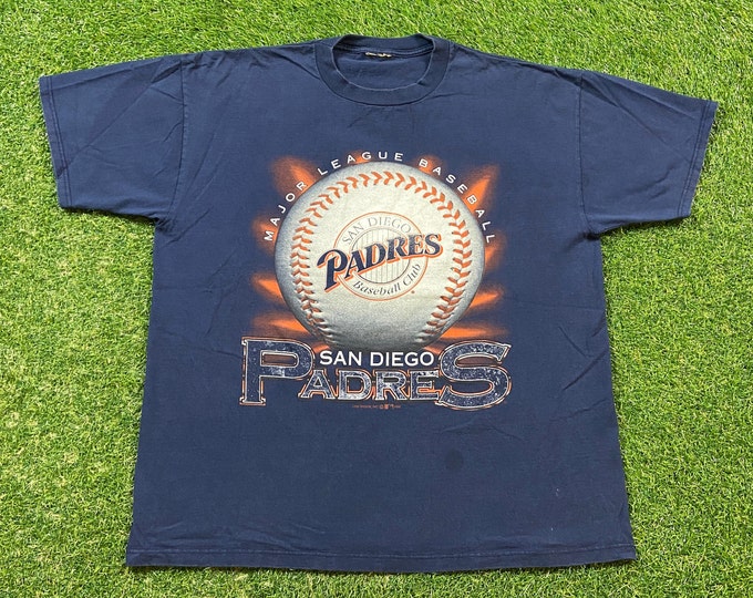 Vintage San Diego Padres T Shirt Tee Size Xtra Large XL MLB Baseball California 1990s 90s