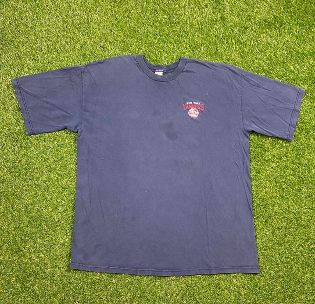 Vintage New York Yankees T Shirt Tee Made Usa Size XXL 2XL