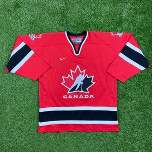 Kids Size 6X Toronto Maple Leafs Nike Hockey Jersey Blue and White