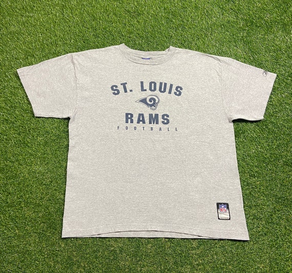 Vintage St Louis Rams T Shirt Tee Reebok Size Xtra Large XL 