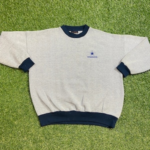 CustomCat Dallas Cowboys Vintage NFL Crewneck Sweatshirt/Royal / 3XL