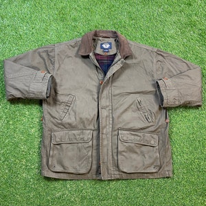 Vintage dockers parka botão acima jaqueta tamanho xtra grande xl qualidade quente caça inverno moda puffery puff casaco caminhadas