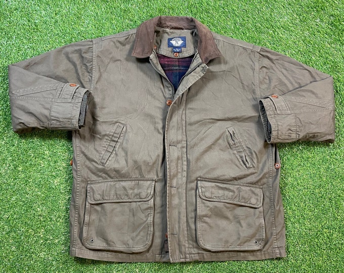 Vintage Dockers Parka Button Up Jacket Size Xtra Large XL Quality Warm Hunting Winter Fashion Puffery Puff Coat Hiking