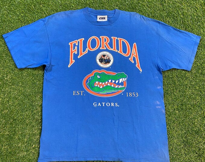 Vintage Florida Gators T-Shirt Tee Csa Size Xtra Large XL NCAA College Football UF University of Florida 1990s 90s