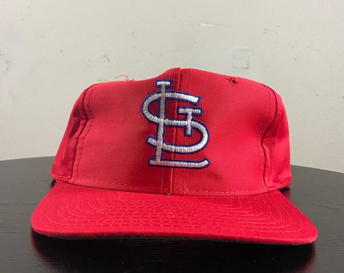 Vintage St Louis Cardinals Snapback Hat OSFA MLB Baseball Missouri Cards Red Pujols 1990s 90s