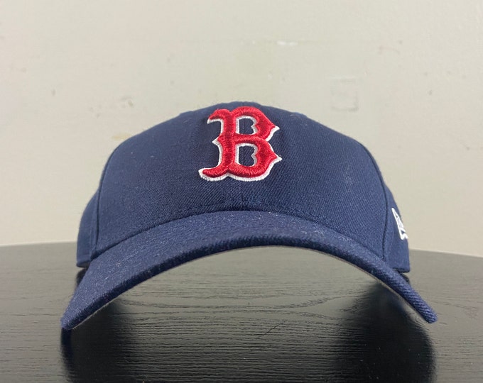 Vintage Boston Red Sox Strap Back Hat New Era OSFA MLB Baseball Massachusetts New England Classic 1990s 90s