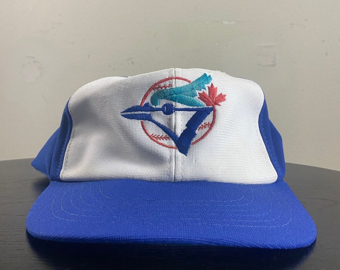 Vintage  Toronto Blue Jays Snapback Hat OSFA MLB Baseball Canada 1990s 90s Six Drake