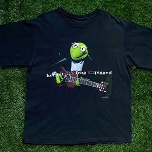 Vintage the Muppets Kermit the Frog Unpigged Album T Shirt Tee ...