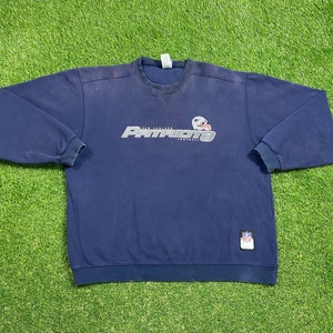 Vintage New England Patriots Crewneck Sweatshirt NFL Team Apparel Size Large NFL Football Boston Massachusetts Tom Brady Pull Over 1990s 90s