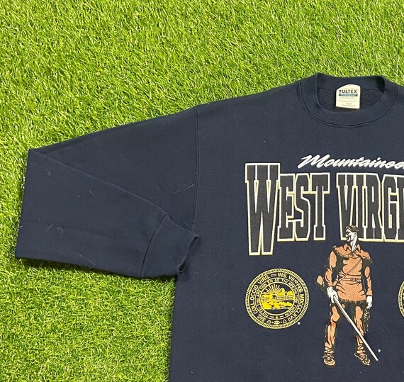 Vintage West Virginia University Crewneck Sweatshirt Tultex