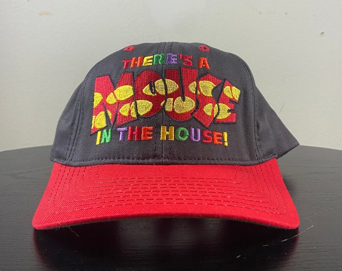 Vintage Mickey Mouse Snapback Hat Cap Goofys Hat Co Made USA OSFA Walt Disney World WDW Disneyland Magic Kingdom 1990s 90s