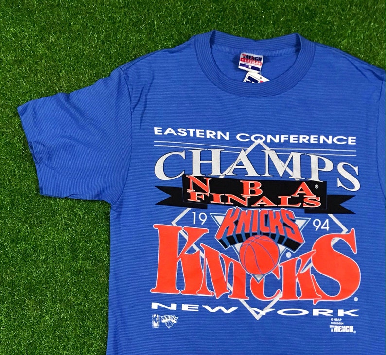 Vintage New York Knicks T Shirt Eastern Conference Champs 1994 Etsy