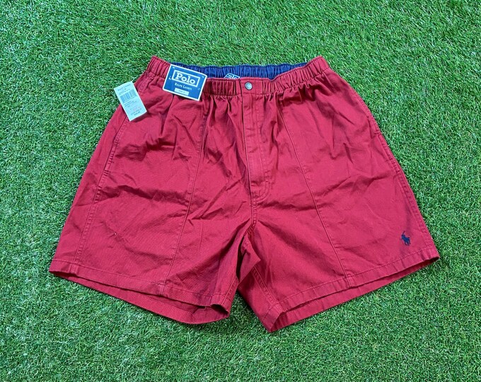 Vintage Polo Ralph Lauren Shorts Quality 90s Size Large L RL Classic American Apparel Bear