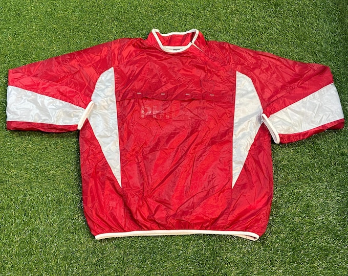 Vintage Phillips Pull Over Windbreaker Jacket Nike Size Large L Sportswear Athletic Wear Classic Light Rain Jacket Coat 1990s 90s