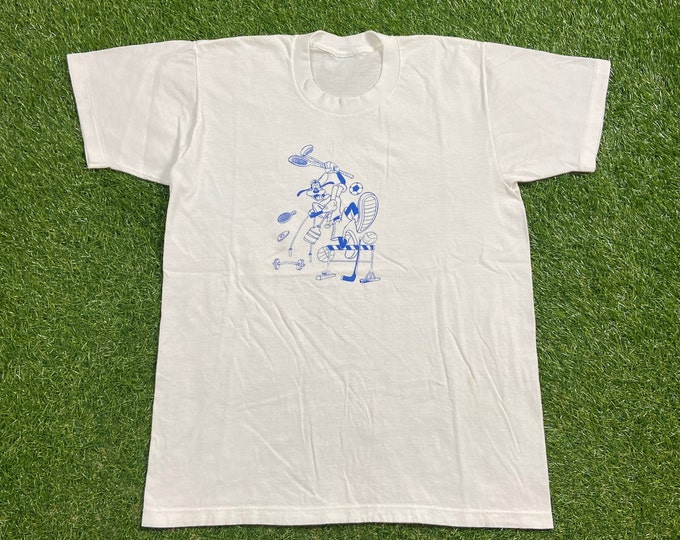 Vintage Goofy T Shirt Tee Size Small S Mickey Mouse Walt Disney World Magic Kingdom Classic 1990s 90s
