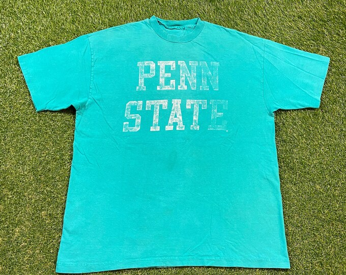 Vintage Penn State University T Shirt Tee Nike Size Large L NCAA College Football Nittany Lions Pennsylvania 1990s 90s