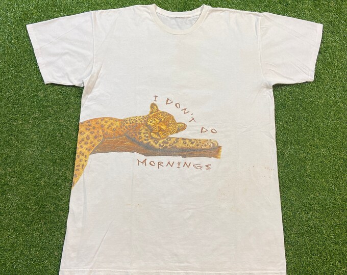 Vintage Disney Animal Kingdom T Shirt Tee Size XXL 2XL Walt Disney World Classic Magic Kingdom Park Zoo Original 90s